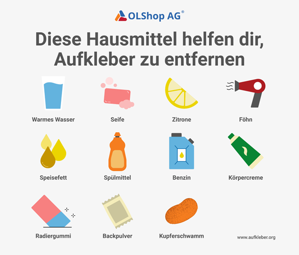 Mit diesen Hausmitteln bekommst du selbst die hartnäckigsten Aufkleber los